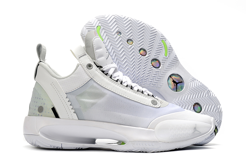 Air Jordan 34 Low White Shoes - Click Image to Close